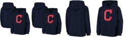 Outerstuff Youth Navy Cleveland Indians Primary Team Logo Pullover Hoodie